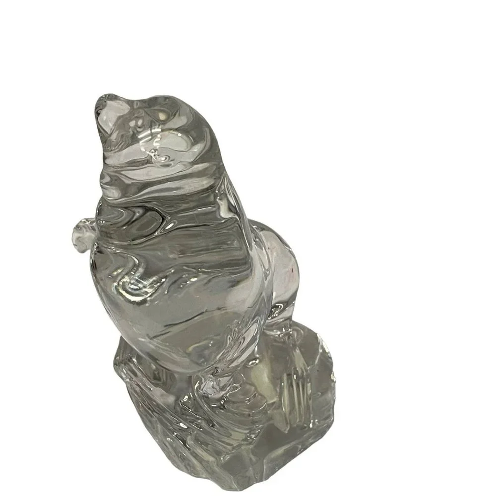 Vintage Collectible Decoration‎ Crystal Dolphin Figurine Clear 2000 5